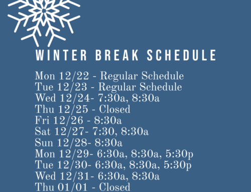 NEWS: 2025 Winter Break Schedule